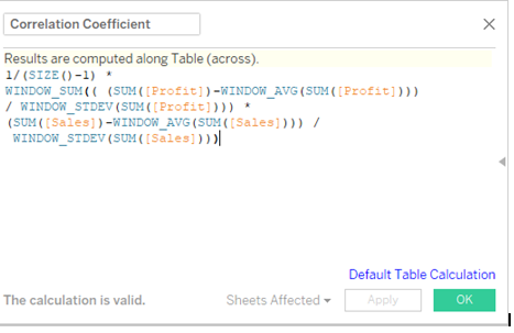 Correlation In Tableau – Data Vizzes